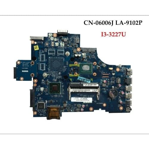 Wholesale VAW11 LA-9102P for Dell Inspiron 3721 5721 Laptop Motherboard CN-06006J 6006J SRX0XF I3-3227U DDR3L Fully Tested
