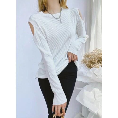 Женские пуловеры с открытыми плечами MUICHES China At AliExpress