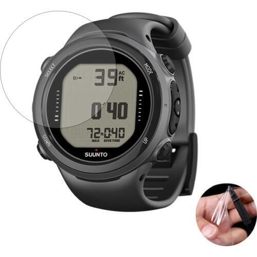 3pcs Soft Clear Protective Film Guard For Suunto D4i D6i Novo Diving Watch GPS Sport Smartwatch Screen Protector Cover (No Glass