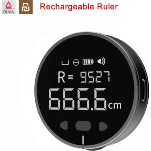 2021 Newest In stock Youpin DUKA(Atuman) Little Q Electronic Ruler Tape HD LCD Screen Long Standby Rechargeable Ruler