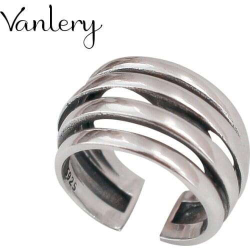 New Trendy Personality Punk layer Chains Rings For Women Lady Resizable Size Rings Party Jewelry Charm Gifts