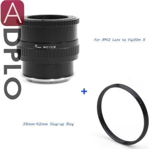 Pixco Adjustable Macro to infinity Lens Adapter for M39 Lens to Fujifilm X Mount Camera X-A3 X-Pro2 X-E2S X-T10 X-T1IR X-A2 X-T1