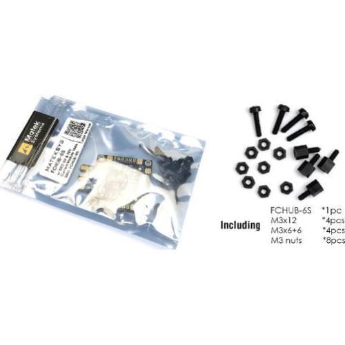 Matek FCHUB-6S Hub Power Distribution Board 5V & 10V BEC Built-in 184A Current Sensor 9g for RC Drone