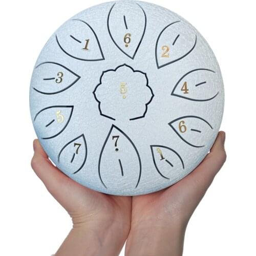 Steel Tongue Drum Percussion Instrument Padded Drum Bag Handheld Drum Toy Mallets huedrum Yoga Meditation Percussion Instruments