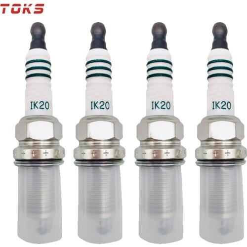 TOKS 4pcs Iridium Spark Plug IK16 5303 IK20 5304 90919-01210 SK20R11 for Toyota Lexus Nissan Honda Benz Car Ignition Plug
