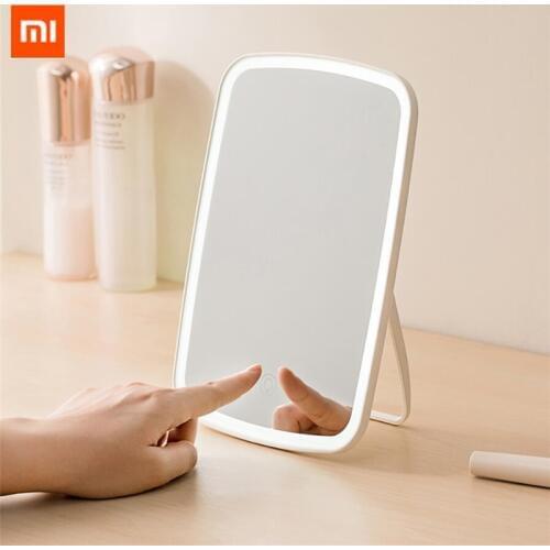 Youpin Jordan Xiaomi Mijia Intelligent Portable Makeup Mirror Desktop Led Light Portable Folding Light Mirror Dormitory Desktop