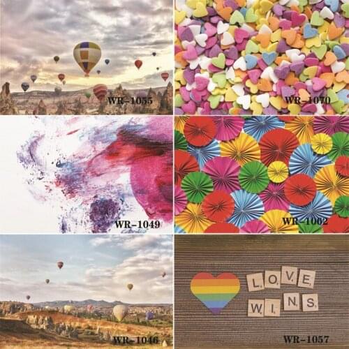 Vinyl Custom Photography Backdrops Prop colorful Photography Background WR200217-02