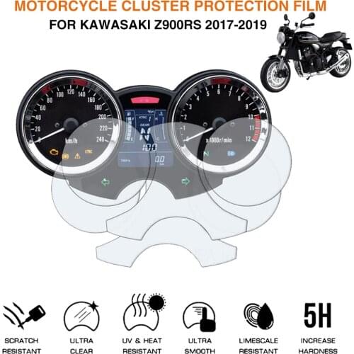 Motorcycle Instrument Cluster Scratch Protection Film Speedometer Screen Protector For Kawasaki Z900RS 2017-2019