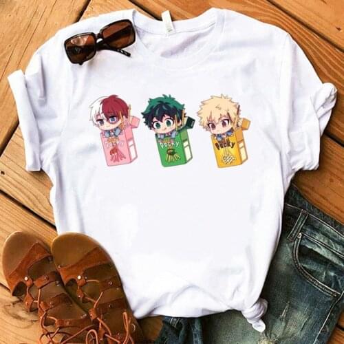 My Hero Academia T Shirt Fashion Women Boku No Hero Academia Tshirts Female Modal Anime Kawaii T-shirt Graphic Tops Tees
