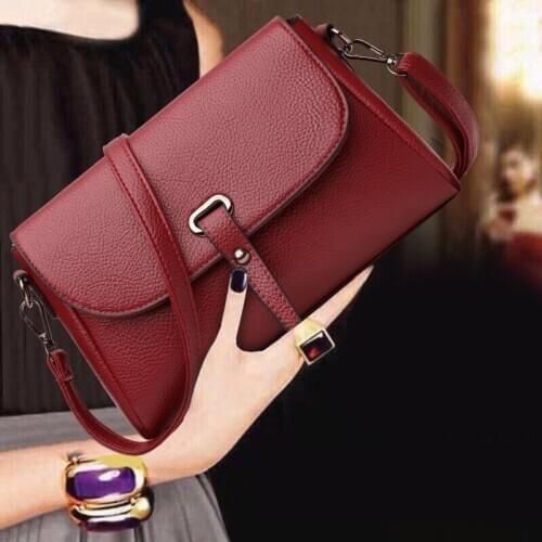 Women shoulder messenger bag sheepskin high quality casual shoulder bags solid zipper colors fashion handbag bag Bolsa Feminina