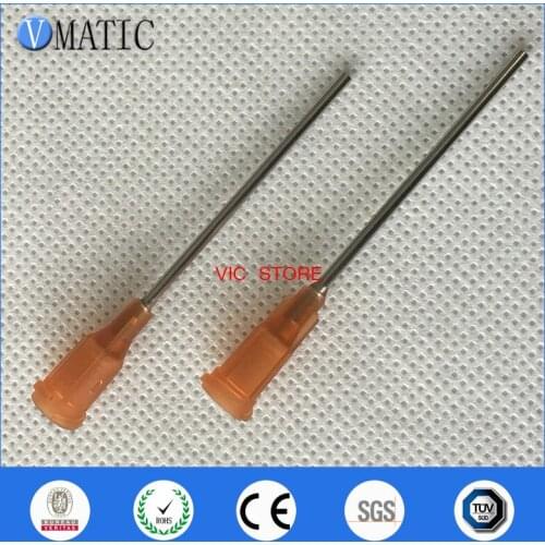 Free Shipping Non-Sterilized High Quality 1.5'' 15G Amber Color Te Premier Dispensing Needle Tips 1-1/2 Inch