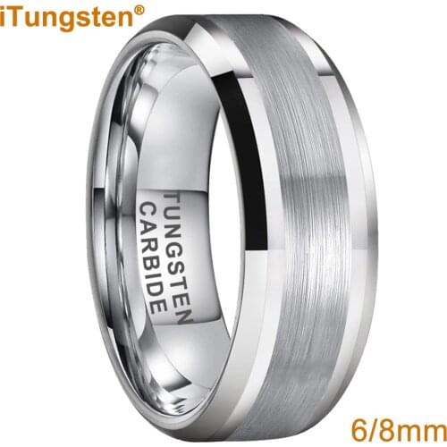 ITungsten группа Women's Silver Rings
