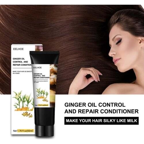 50ml Ginger Conditioners Moisturizing Nourishing Smooth Shine Hair Repair Dryed Damaged Hair High Protein Serum Hair Care TSLM1