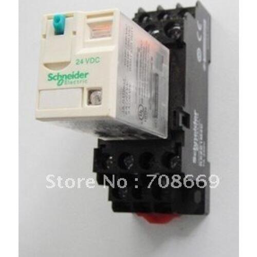 Schneider Relay ,Telemecanique Relay,dpdt wiht socket RXM2AB2BD 220VAC