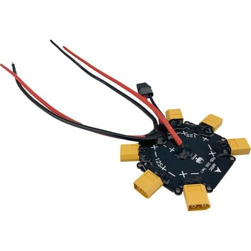 JMRRC 6S /12S 4 / 6 Rotor Type High Current Distribution Board for 4-Axis / 6-Axis UAV Drone