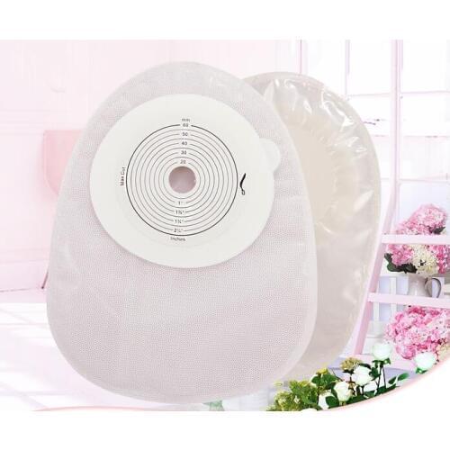 10 pcs One-piece ostomy bag 15-60mm closed-mouth stool squat bag Model 1901B