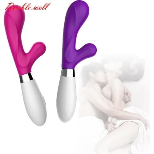 10 Speed Rabbit Vibrator Female Clitoral stimulation Rechargable Realistic Dildo G spot Vibrator Magic Wand Adult Women sex toys