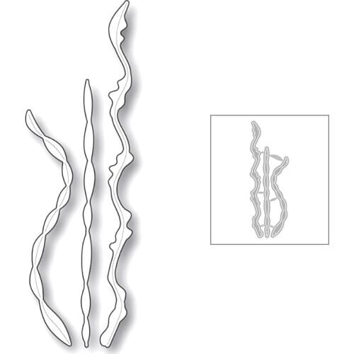 2020 New Ocean Plant Coral Metal Cutting Dies For DIY Cut Paper Craft Making Seaweed Greeting Card and Scrapbooking No Stamp Set