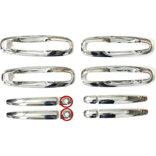 ABS Chrome Exterior Door Handle Cover Door Handle Bowl Trim For Chevrolet Optra Lacetti Daewoo Nubira 2005-2016 Car Styling