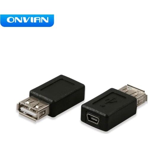 Onvian USB 2.0 Type A Female to Micro USB 5P B Female Adapter Plug Converter usb to Micro Usb Data Charger for Phone Connector