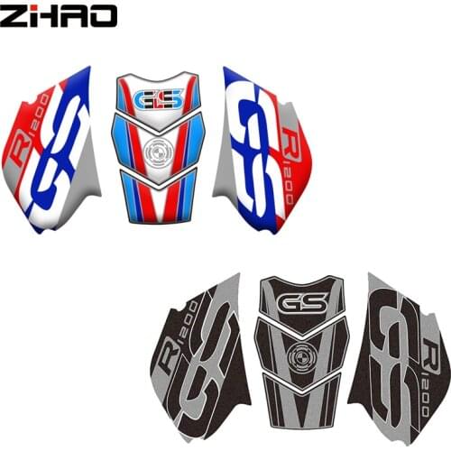 Adopt Epoxy Resin Process Anti Skid Protection Sticker for Motorcycle Fuel Tank For BMW R1200GS Adventure R1200 GS ADV 2005 -12