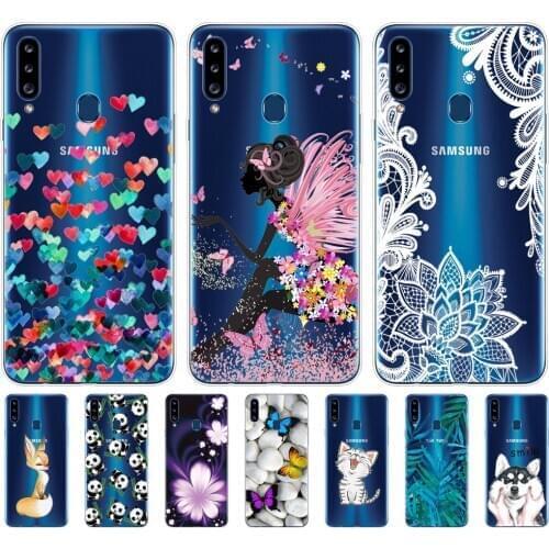 Case For Samsung Galaxy a20s Case Silicon Bumper For Samsung A20s A 20s a207 SM-a207f Cover Soft Fundas Transparent bumper