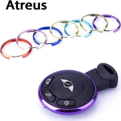 Atreus 1X Car key chain protection decorative ring Interior decoration cover for Mini Cooper R56 R50 R53 F56 F55 R60 R57 styling