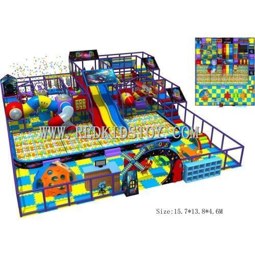 Exported to Russia CE Approved Shopping Mall Large Commercial Indoor Play Equipment 160324-D