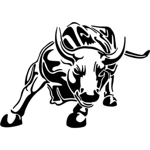 Personality Car Sticker Powerful Bull Cars Decal Fashion Body Rear Windshield Decoration PVC Waterproof Sunscreen Stickers