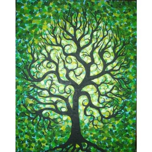 JMINE Div 5D Abstract tree Full Diamond Painting cross stitch kits art High Quality Plant 3D paint by diamonds