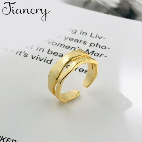 Summer Bohemian Ethnic Big Chains Ring For Women Female Fashion Finger Rings Korean Girl Party Gift Gothic Jewelry