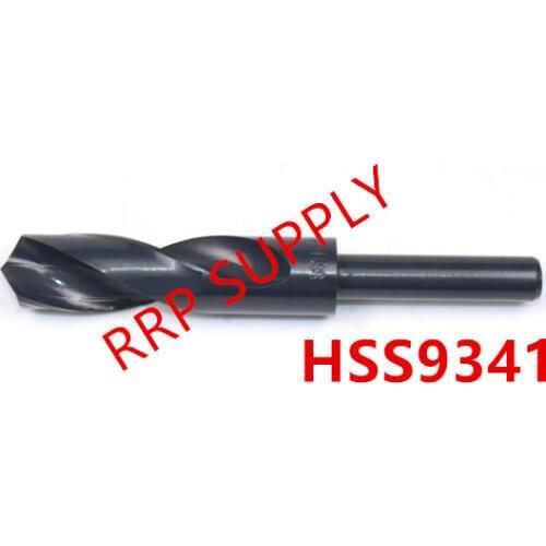 HSS9341 material,1pc twist drill size from 21mm to 25mm, reduced 12.7mm(1/2") shank, to cut wood, Aluminum and thin steel