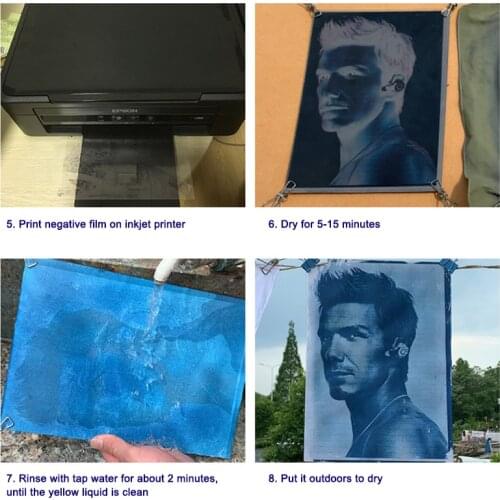 Cyanotype Set Potassium Ferricyanide Cyanotype Printing DIY Kit STTA889