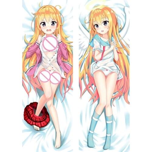 MMF Gabriel DropOut Key Roles Tenma Gabriel White Pillow Cover Anime Dakimakura Body Pillowcase