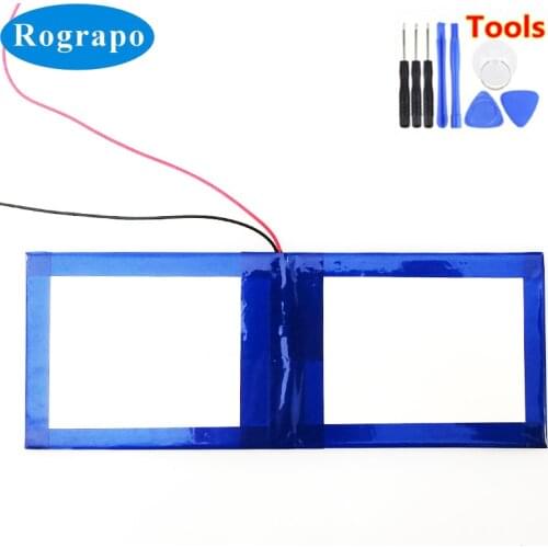 New 3.7V 6000mAh Battery For Irbis TZ175 TZ176 TZ177 TZ178 3G Tablet PC Accumulator 2-Wire + Free Tools