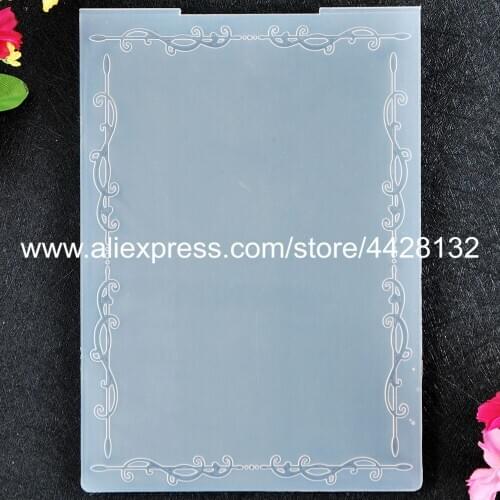 Frame Plastic Embossing Folder For Scrapbook DIY Album Card Tool Plastic Template 12.5x17.7cm 9061303
