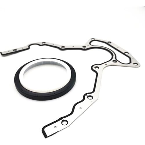 For LS Rear Main Cover Gasket and Crankshaft Seal Compatible for engines (Gen 3 & 4)