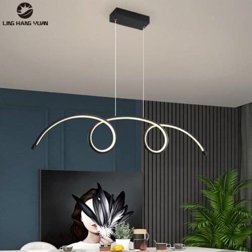 Simple Modern Pendant Lamp Home 110V 220V Led Pendant Light for Living room Dining room Kitchen Hanging Lamp Aluminum Lustre Led