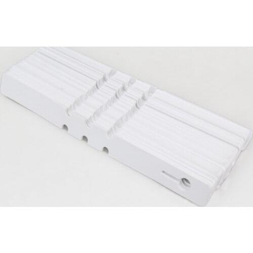 SHGO HOT-200 Pcs White Plastic Plant Tree Tags Nursery Garden Lables 2x20cm Wrap Around Hanging Tags Nursery Garden Stakes Large