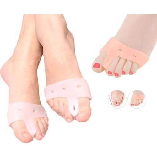 Silicone Gel foot fingers Toe Separator thumb valgus protector Bunion adjuster Hallux Valgus Guard feet care