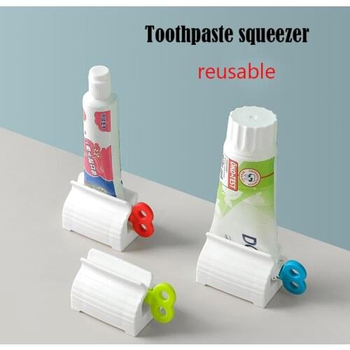Toothpaste Squeezer Toothpaste Dispenser Bathroom Accessories Facial Cleanser Manual Artifact Squeeze Clip-on Press Dropshipping