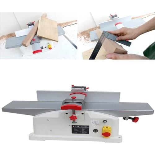 1280W Woodworking Planer Machine Bench High-power Electric Single-sided Household Small Desktop 220v High-speed Planer