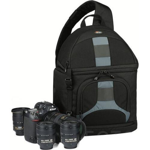 Lowepro SlingShot 300 AW DSLR Camera Photo Sling Shoulder Bag with Weather Cover Free Shipping