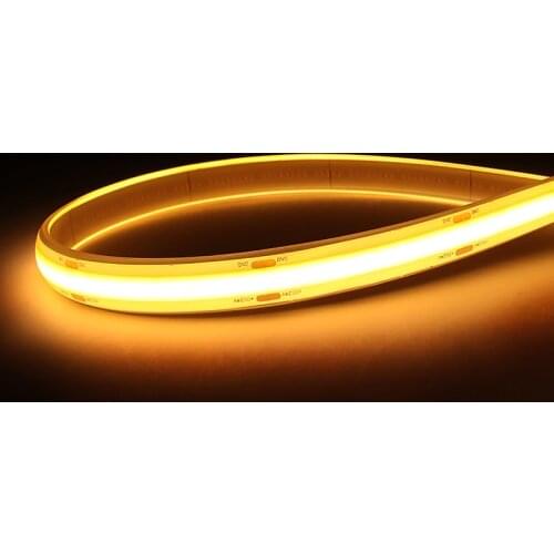 COB LED Strip Light 384 528 LEDs High Density Flexible SCOB COB Led Lights RA90 Warm Nature Cool White Linear Dimmable 24V