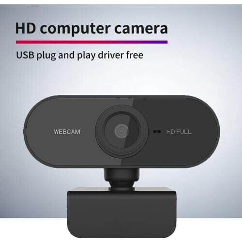 Full HD 1080P Webcam USB With Mic Mini Computer Camera,Flexible Rotatable , for Laptops, Desktop Webcam Camera Online Education