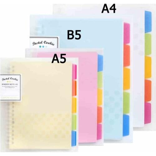 Kokuyo Japan ring detachable loose-leaf notebook diary B5 notes A4 stationery A5 simple office classification school supplies
