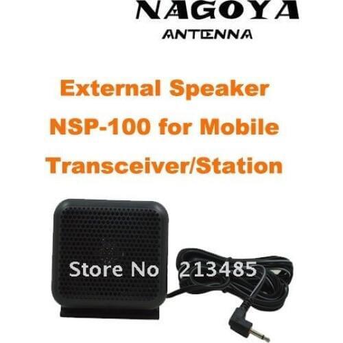 100% New Original NAGOYA NSP-100 External Speaker 8ohm With 3.5mm Plug for Mobile Transceiver