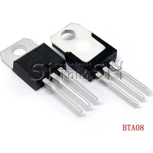 10PCS BTA08-600C TO-220 BTA08-600 TO-220 BTA08 08-600C new and original IC