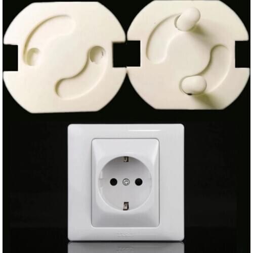4pcs EU Anti Electric Shock Plugs Protector Rotate Cover Power Socket Electrical Outlet Baby Kids Child Safety Guard Protection