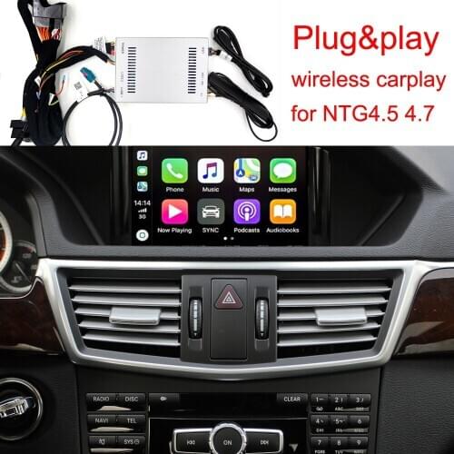 CarPlay adapter for Mercedes Benz C-Class W204 W176 W218 W212 2012-2015 Android Auto Retrofit Interface Carplay Wireless